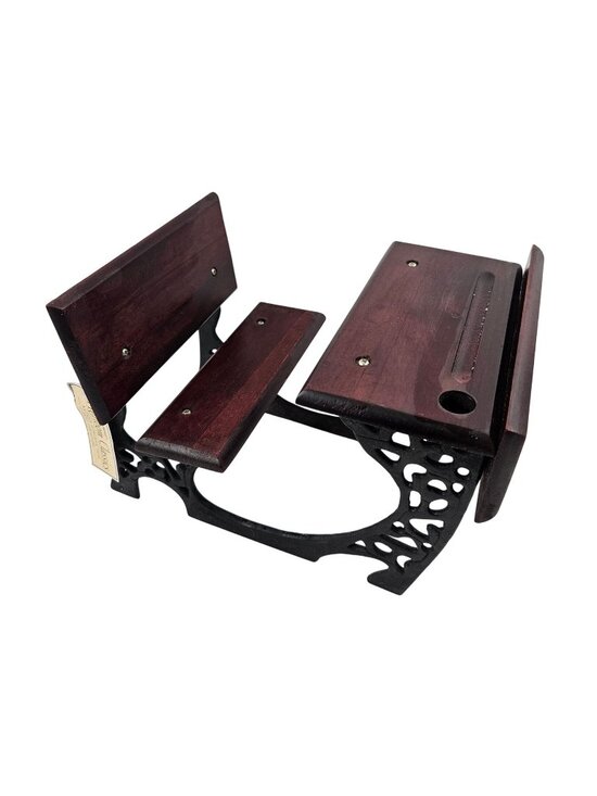 Nicole Other - Heirloom Classics Nicole Reproduction Dollhouse School Desk Mini Wood Cast Iron
